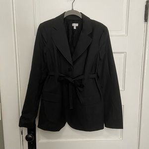 Maternity, Pea in the Pod, suit jacket with matching skirt, charcoal grey